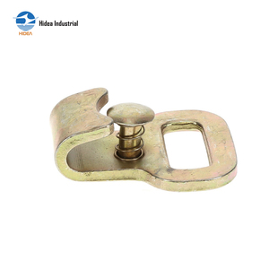 Crochet plat zingué 1 pouce, résistance à la rupture 1500 kg, crochet de fixation robuste pour sangles <span class=keywords><strong>d</strong></span>'<span class=keywords><strong>arrimage</strong></span> et sécurisation des charges - Product Image 1