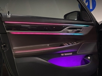 64 couleurs de lumière ambiante dynamique pour BMW Série 7 G11 G12 2015-2022, accessoires d'éclairage intérieur de voiture