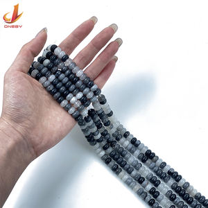 <span class=keywords><strong>Ábaco</strong></span> de cristal al por mayor 5*8mm piedra preciosa Piedra Natural cebra Piedra cuenta Piedra Natural suelta - Product Image 4