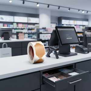 Pegatinas Adhesivas Ecológicas de Alta Calidad, Impresión de Logotipo Personalizado, Impermeables, Forma Rectangular, Pegatinas Impresas Especiales - Product Image 2