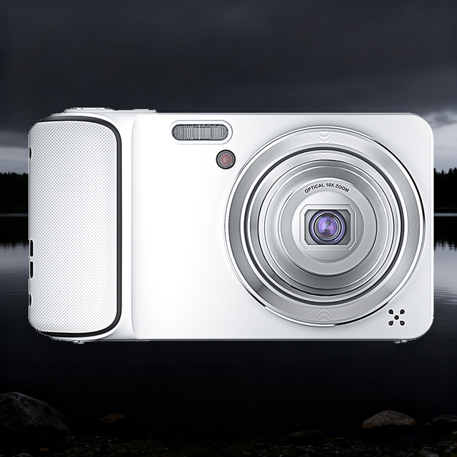 64MP 5K Optical Zoom Digital Camera 10X Optical Zoom Lens 3.2" IPS Screen Xenon Flash Vlogging Cam