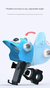 Soporte para Teléfono de Motocicleta de Alta Calidad Directo de Fábrica OEM ODM con Parasol, Soporte Móvil para Casco, Montaje Portátil en Manillar - Product Image 2