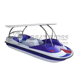 Meilleure vente d'équipement de jeu aquatique d'exportation chinoise Nouveau bateau à pédales 4 places Bateau commercial à vendre - Product Image 1