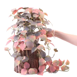 Wholesale Artificial Hanging Potted Plants Fake Ivy Vine Plant Decorative Flowers Wreaths And Plant