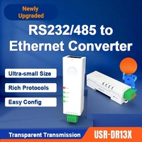 Convertidor de Dispositivos GCSY DIN Rail RS485 a Ethernet, Puerta de Enlace Modbus IOT, Servidor de Dispositivos Serie Modbus RTU a Modbus TCP USR-DR134