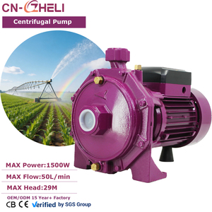 Pompe centrifuge à <span class=keywords><strong>double</strong></span> turbine ZHELI Factory, haut débit, 2 pouces, 150 L/min, pour eau chaude et froide, usage domestique - Product Image 1