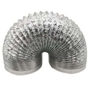 Conducto de ventilación simple ajustable <span class=keywords><strong>Tubo</strong></span> de papel de <span class=keywords><strong>aluminio</strong></span> corrugado <span class=keywords><strong>flexible</strong></span> - Product Image 4
