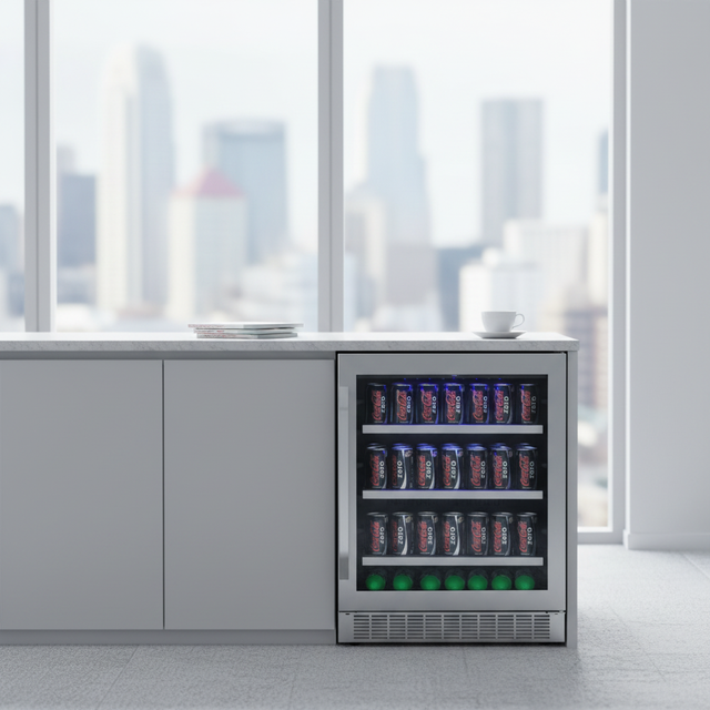 OEM Factory Commercial Beverage Cooler Mini Beer Cooler Display Small Glass Door Refrigerator and Freezers Commercial