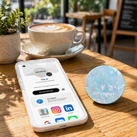 Badge RFID personnalisé SPVRFID, autocollant NFC en époxy pour les réseaux sociaux