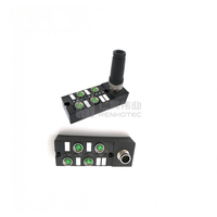 Boîte de distribution électrique M8 3 broches 4 ports avec prise M12 8 broches