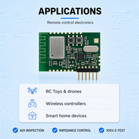 Fabricant de cartes PCBA pour émetteurs-récepteurs RC avec module de télécommande sans fil RF, fabricant d'assemblages de PCB PCBA sur mesure