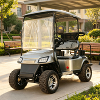 Supplier Cina, Mobil Golf Listrik 2 Kursi dengan Pintu Setengah untuk Resort Thailand, Mobil Golf Listrik 2 Kursi