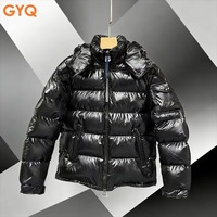 Veste en duvet classique pour homme GYQ de haute qualité, veste matelassée de luxe, veste d'hiver chaude, coupe-vent et résistante au froid pour homme