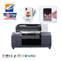 Harga Printer UV LED Mini Multifungsi Ukuran A3 ZYJJ untuk Casing Ponsel Plastik, Kayu, Botol, Akrilik, Logam, Silinder, Kartu
