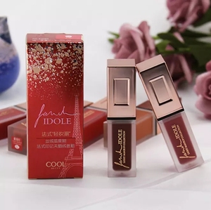<span class=keywords><strong>Rouge</strong></span> à lèvres mat et hydratant velours imprimé français, gloss à haute pigmentation pour lèvres, liquide imperméable, 5 couleurs - Product Image 6