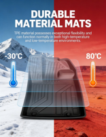 Tapis de sol de voiture 3D en TPE, épaisseur 3,5 mm, toutes saisons, imperméables, antidérapants, faciles à nettoyer, pour Tesla, Toyota, BYD (côté droit)