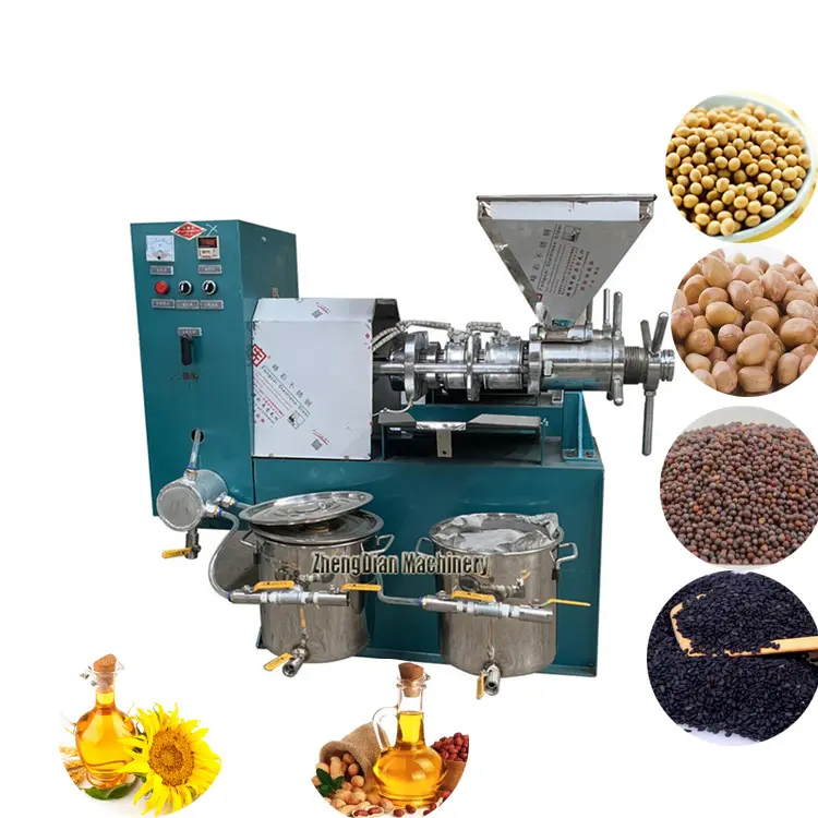 Máquina de prensa de aceite de soja/maquinaria de molino de aceite de algodón/máquina expulsora de aceite en Coimbatore
