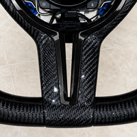 Volant en fibre de carbone pour BMW F30 F10 F20 F22 F32 F35 F36 F12 M3 M5 M6 E70 E90 Volant de voiture personnalisé