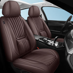 Housse de <span class=keywords><strong>siège</strong></span> de voiture universelle 5 places en cuir PU et nappa avec ajustement OLIVER pour une utilisation en toutes saisons - Product Image 4