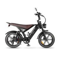 Nueva Bicicleta Eléctrica Todoterreno GT-20 de Alta Potencia con Motor de 1000W, Batería de Litio, Frenos de Disco y Neumáticos Anchos para una Conducción Todoterreno a 25 km/h