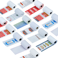 Libre de BPA, rollo de papel térmico para impresión de 80x80mm y 3-1/8 pulgadas rollo de papel pos