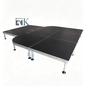 Adjustable <b>Stage</b> Outdoor Mobile <b>Stage</b> Fast Setup Aluminum Truss Design Wedding Event Portable Show Concert - Product Image 1