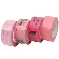 Ruban adhésif d'emballage en rouleau jumbo transparent, fragile, imprimé avec logo personnalisé, résistant à l'eau, à base de colle thermofusible en caoutchouc BOPP, de fournisseurs de marque