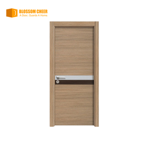 Puerta de Entrada de Madera Maciza Pintada de Diseño Moderno para Hotel u Hogar, Estilo Blossom Cheer, Apertura Abatible, Acabado Interior, Material de Tablero - Product Image 5
