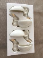Plat à bonbons de Pâques, lapin blanc en céramique, décoration de Pâques, bol à collation, bol décoratif pour cadeaux de Pâques