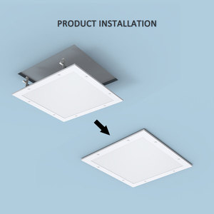 Luminaire LED pour salle blanche avec revêtement antimicrobien, sanitaire - Product Image 3