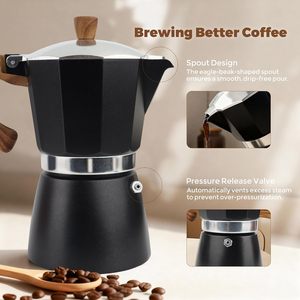 Cafetera Moka de Aluminio para Espresso, Cafetera Italiana, en Oferta - Product Image 5