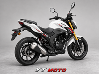Moto sportive naked Streetbike DR150cc, bicylindre en parallèle, refroidissement liquide, ABS, Japon, vitesse maximale >80 km/h