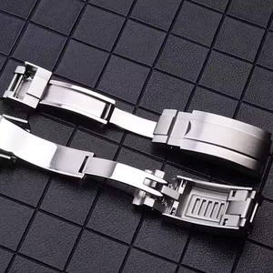 Boucle coulissante de luxe pour R-olex <span class=keywords><strong>Daytona</strong></span> sous boucles ajustées en <span class=keywords><strong>acier</strong></span> inoxydable fermoir de bracelet de montre bouton en métal 16*9mm - Product Image 6