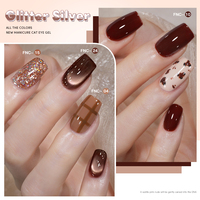 Kit de vernis gel UV français professionnel à base d'eau, sans TPO, 30 couleurs marron, collection Hiver Automne, pour marque privée, fournitures professionnelles pour ongles de haute qualité