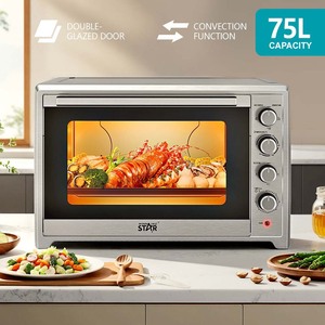 เตาอบไฟฟ้า Winning Star ขนาด 100 ลิตร สเตนเลสสตีลอเนกประสงค์ สำหรับอบไก่ พิซซ่า - Product Image 3