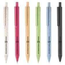 Bolígrafo Retráctil Ecológico de Paja de Trigo para Regalos Promocionales - Product Image 4