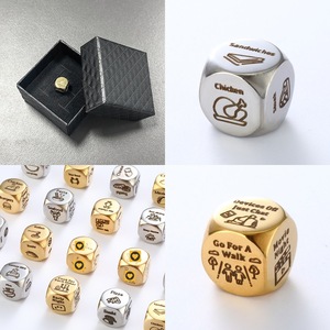 Ngày lễ tình nhân xúc xắc bằng thép không gỉ trong kho quyết định xúc xắc quyết định xúc xắc xúc xắc vướng víu Phúc âm - Product Image 5