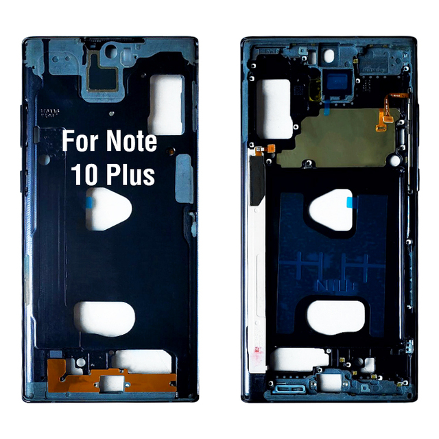 Middle Frame Bezel Cover Housing for Samsung Galaxy Note 10 Plus Housing Middle Bezel Cover Chassis