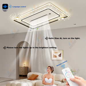 Kipas Angin Plafon Tanpa Baling-Baling 3-in-1 dengan Lampu, Remote Control, 6 Kecepatan, LED, Pemurnian Ion Negatif & Pencahayaan Spektrum Penuh - Product Image 4