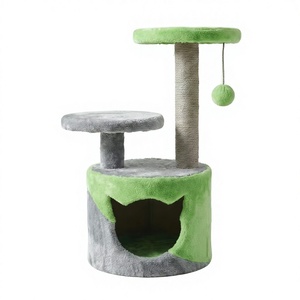Amistar Azure Rainbow JoyTree Classic Colorful Jute Scratcher & <b>Play</b> <b>Center</b> in Carton Packaging for Cats of All Sizes - Product Image 1