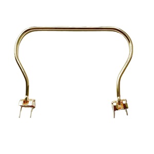 Asa metálica Hongyuan de 11 cm en oro claro, fácil de transportar, para cajas y equipaje. - Product Image 5