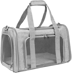 Bolsa de Transporte para Animais de Estimação Aprovada por Companhias Aéreas, Bolsa Portátil para Animais de Estimação, Bolsa de Transporte Dobrável em Tecido para Cães ou Gatos - Product Image 3