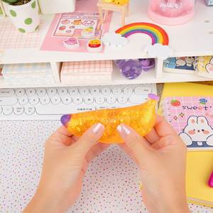 Nouveau jouet anti-stress tendance, boule en maltose colorée et scintillante, douce, anti-stress, en TPR, à presser, pour soulager le stress, jouet sensoriel - Product Image 6