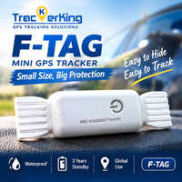 Trackerking Ftag, balise GPS sans fil étanche pour Android et iOS, sans carte SIM, mini localisateur, balises intelligentes de suivi pour enfants
