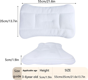Hauteur réglable Cool et confortable <span class=keywords><strong>1</strong></span>-6 ans doux enfant en bas âge bébé enfants oreillers pour dormir pour nouveau-né - Product Image 3
