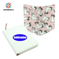 Nouveauté Carnet personnalisé en cuir PU vierge Format A4/A5/A6 Journaux de sublimation avec 96 feuilles Style professionnel pour cadeau/promotion