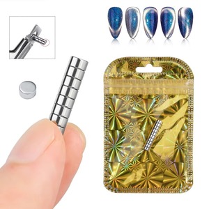 10Pc Small Magnets False Tips <b>Edge</b> <b>Cutters</b> Tip Magnet Manicure Tool Acrylic Nails Professional Nail Art Clipper Magnet Board UV - Product Image 1