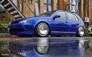 ชุดแต่งรอบคันรถยนต์ สเกิร์ตหน้า วัสดุพลาสติก ABS สีดำ สำหรับรถยนต์ <span class=keywords><strong>Volkswagen</strong></span> Golf MK4 Gli ปี 1999-2004 - Product Image 5