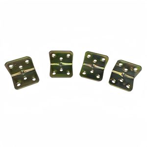 Support d'angle en L à 90 degrés en acier zingué, connecteur d'étagère de meuble, accessoire de quincaillerie DJM 3527 durable - Product Image 3