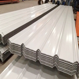 แผ่นหลังคาเหล็กลูกฟูกชุบสังกะสี แผ่นเหล็กชุบสังกะสีเคลือบอลูมิเนียม PPGI PPGL - Product Image 6